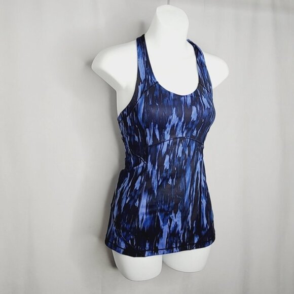NWOT Lululemon Kanto Catch Me Tank - Blue & Black - Picture 2 of 7